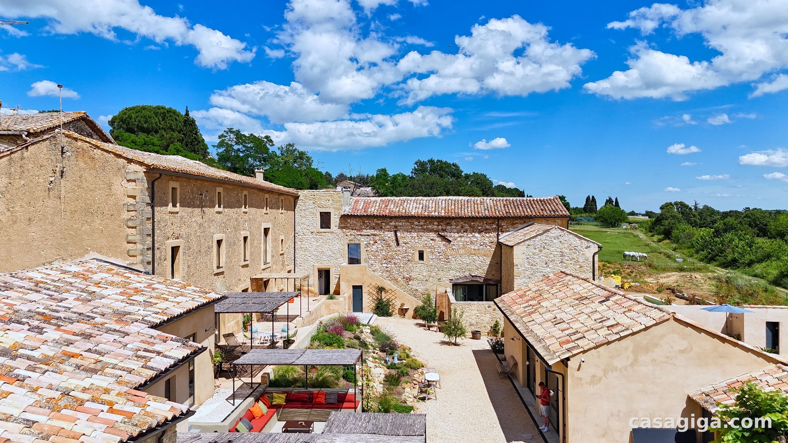 Casa con piscina à La Bastide-d'Engras